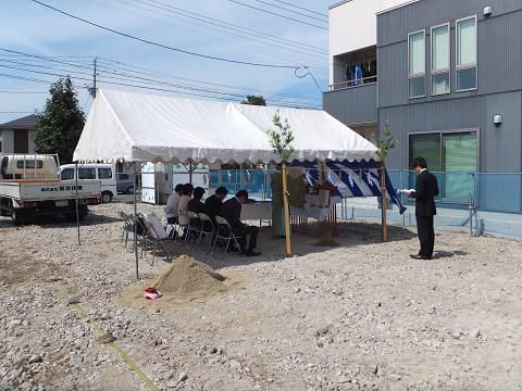 【新築住宅】 天童市南小畑 Ｗ様邸 地鎮祭