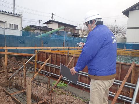 【新築住宅】山形市桜田西 Ｏ様邸 配筋検査