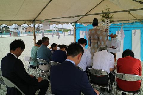 【新築住宅】東根市小林 Ｉ様邸 地鎮祭