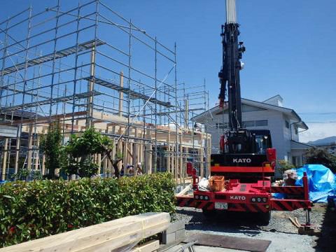 【新築住宅】山形市桧町二丁目 Ｙ様邸 建て方