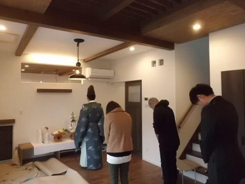 【新築住宅】山形市長町 Ｍ様邸 入居祈祷