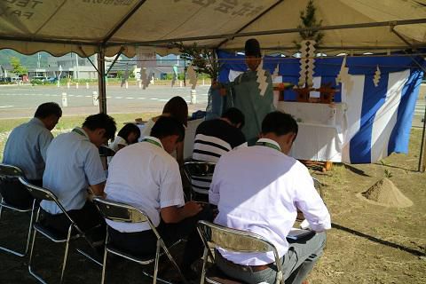 【新築住宅】西村山郡河北町谷地ひな市 Ｋ様邸 地鎮祭