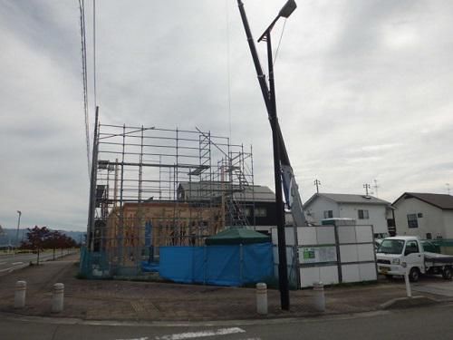 【新築住宅】西村山郡河北町谷地ひな市 Ｋ様邸 建て方