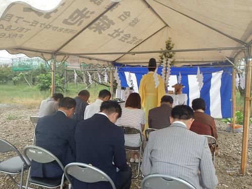 【新築住宅】東根市大字野田 Ｙ様邸 地鎮祭