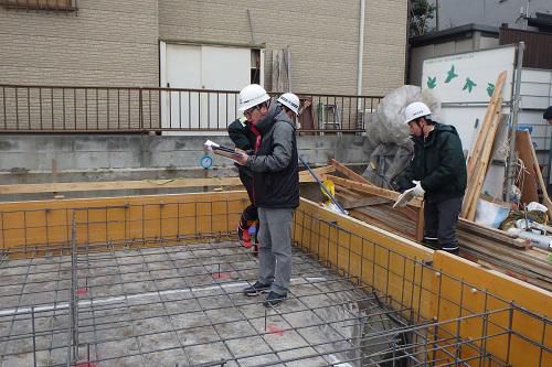 【新築住宅】山形市東青田 Ｓ様邸 配筋検査