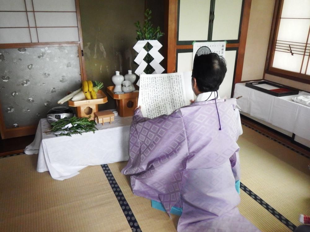 【新築住宅】山形市江俣 T様邸 解体祈祷