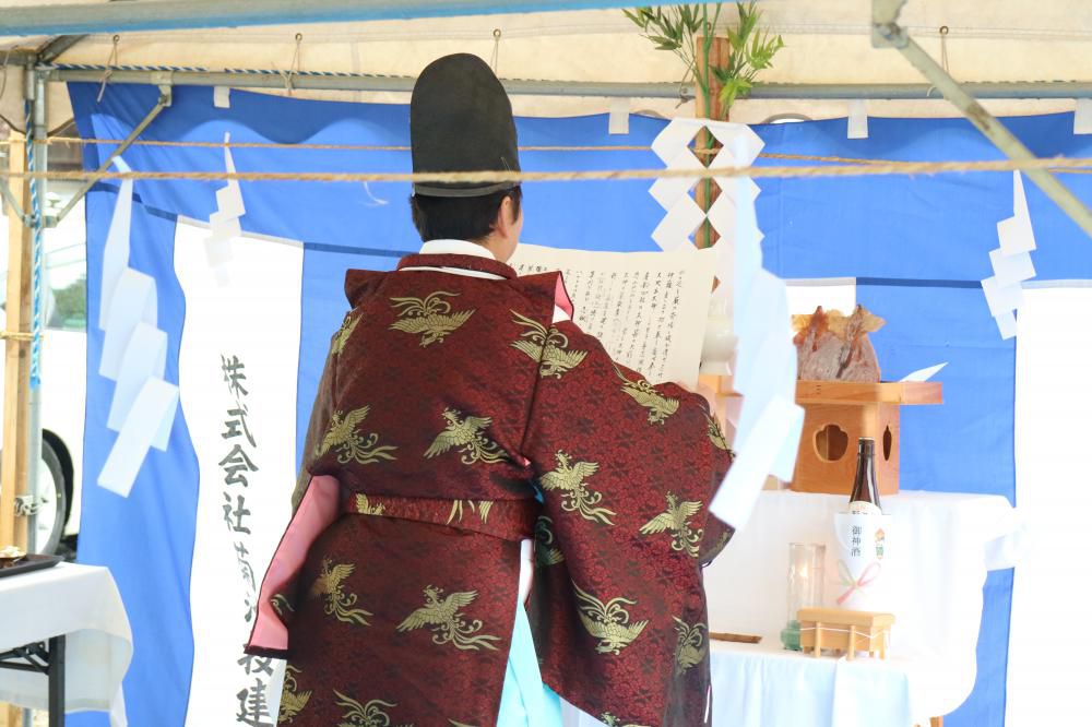【新築住宅】上山市高松 Ｓ様邸 地鎮祭