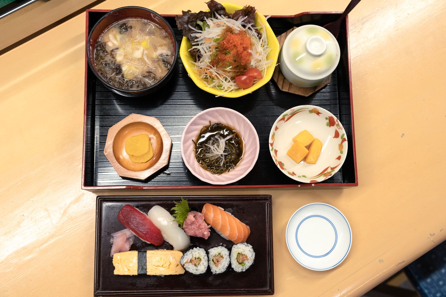丸得ランチセット寒鱈汁付き1,430円（税込） はじめました。2月19日までです。