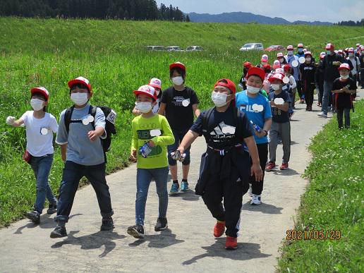 ４年生　最上川２００キロを歩く　ハイライト