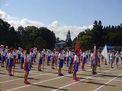 運動会日和に　１