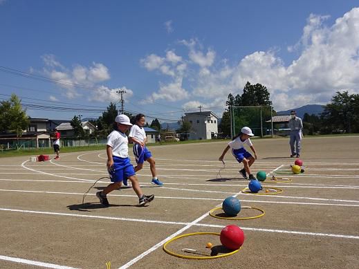 運動会日和に　２