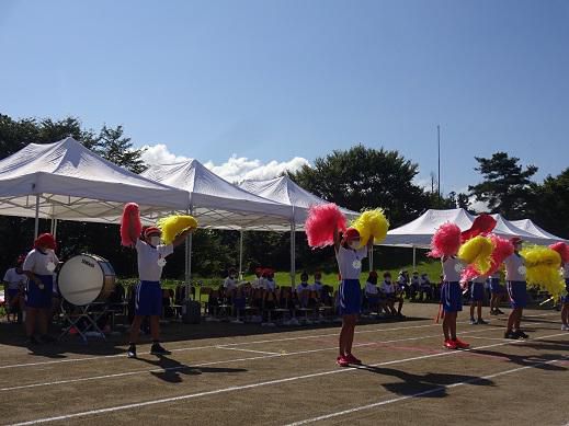 運動会日和に　３