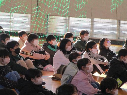 穏やかな天気、穏やかな2学期最後の日