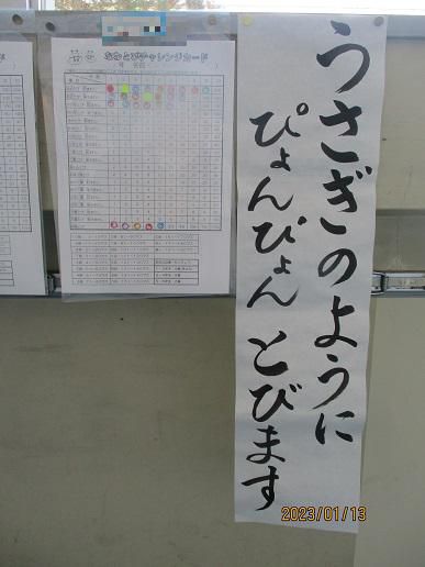 「うさぎのようにぴょんぴょん」の週末