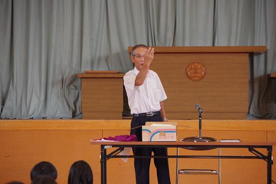 百周年に寄せて　区長様のお話　４日目