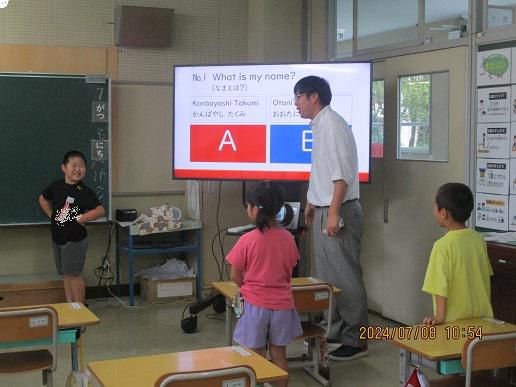 1年生、初めての英語！