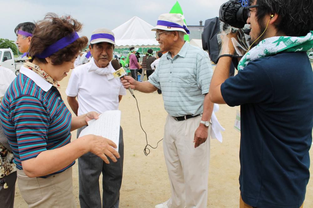 「おらほの宝」の小松地区編放送中
