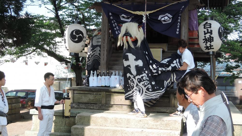 [長井の黒獅子] 十日町・白山神社例祭 [告知]