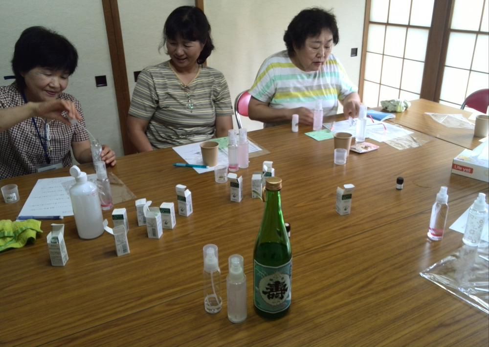 被災者支援アロマ講座