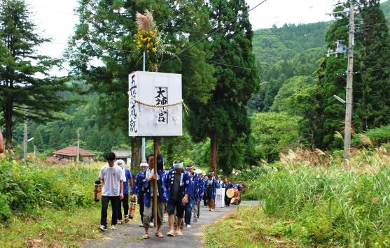 米沢市　綱木獅子踊り　