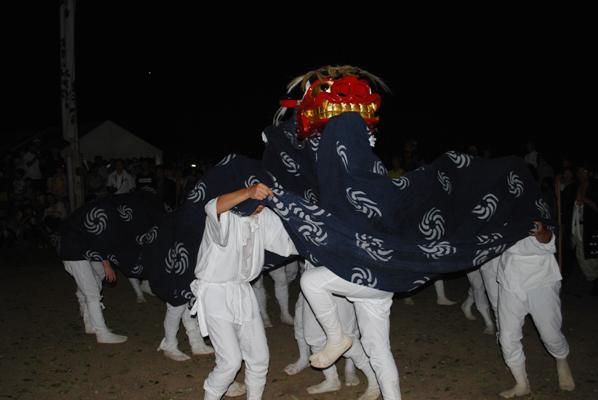 木工ミニ獅子頭(白鷹町　萩野大日堂）