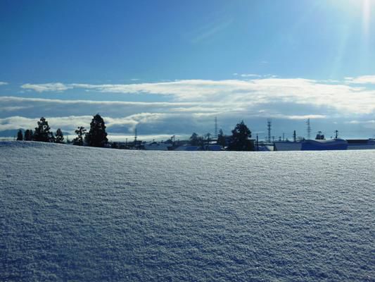 屋根の雪下ろし