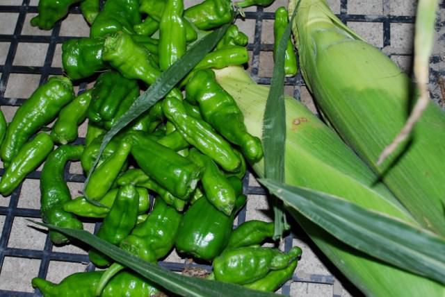 近所から野菜の頂き物
