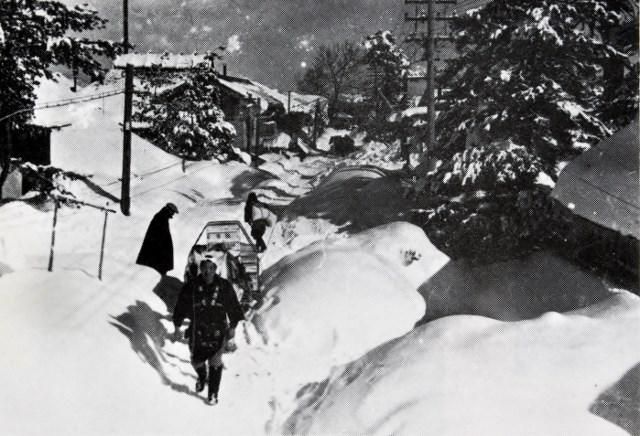 川西町中小松の昭和風景
