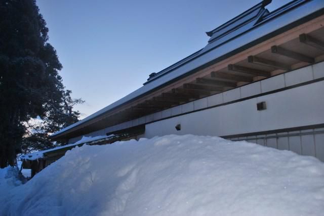 軒下除雪