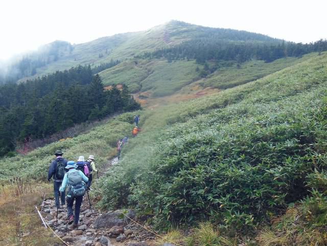 西吾妻から西大嶺登山