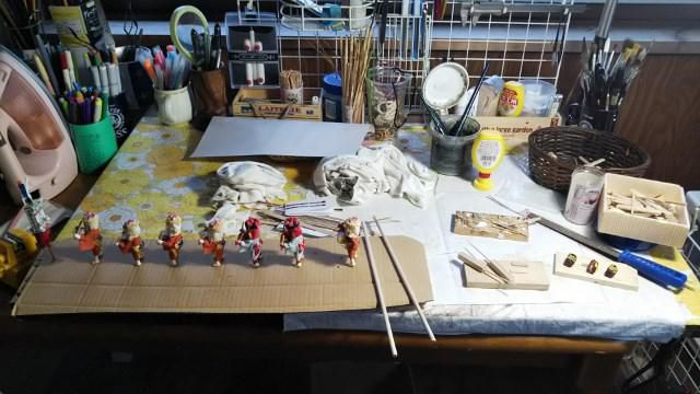萠展作品つくり
