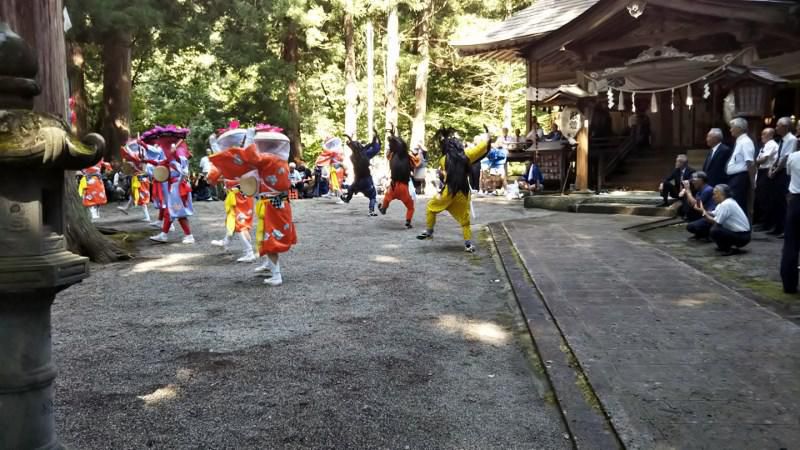 川西町諏訪神社例大祭