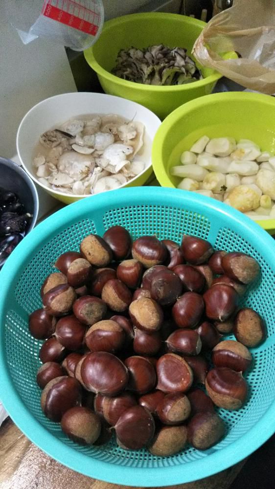 栗舞茸ご飯