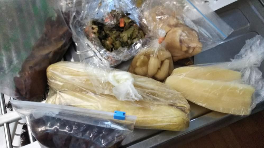 頂き物の漬物