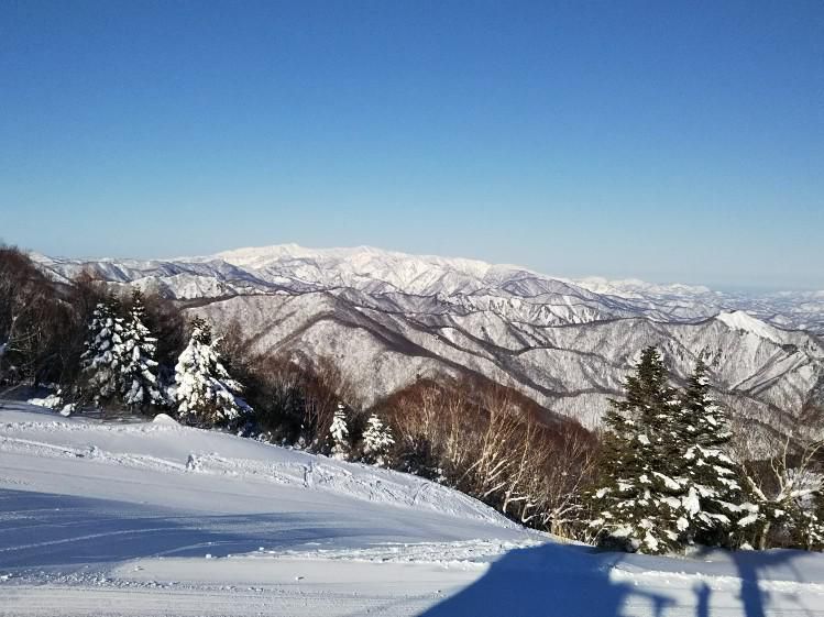 天元台高原スキー場昨日は快晴