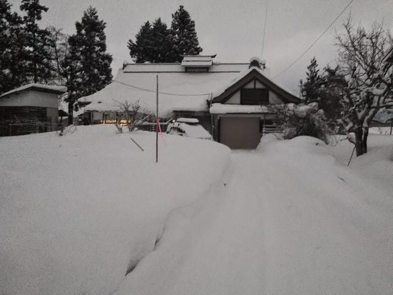 雪片付け