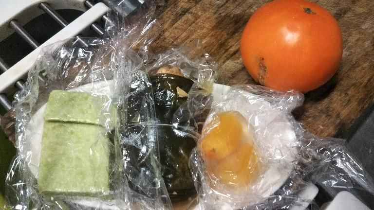かんてんと昆布巻き