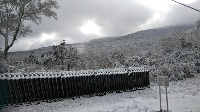 西吾妻の降雪