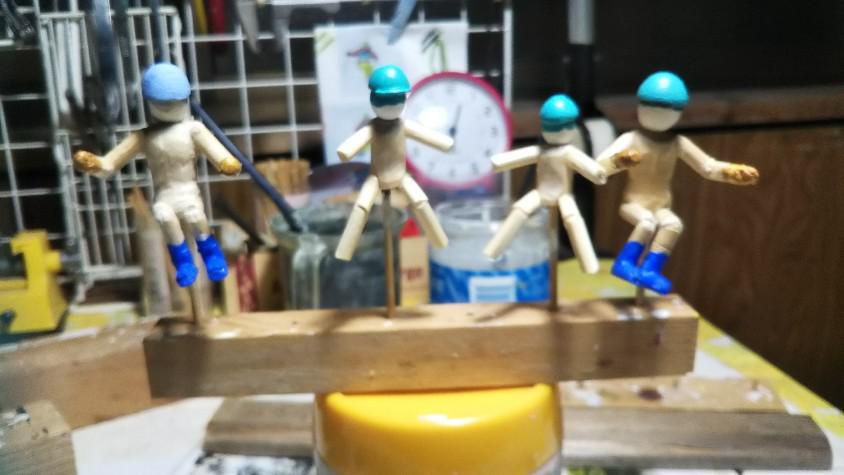 スキー小僧人形つくり