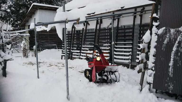 除雪機稼働