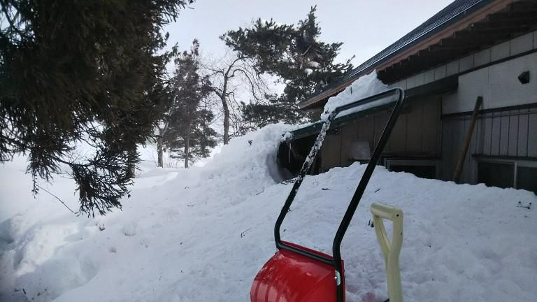 雪片付け