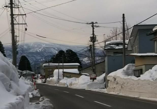 興譲館前バス停から西吾妻