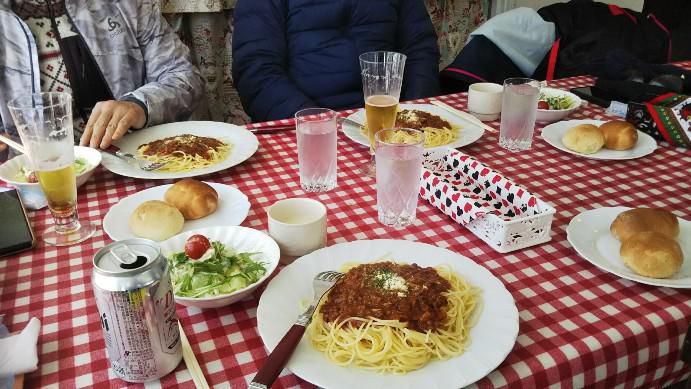 アミティエ泊のランチ