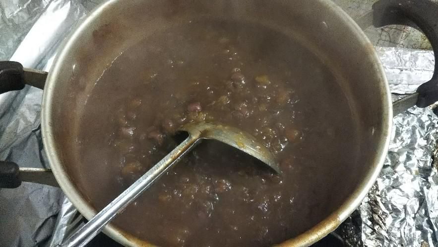 最後のカボチャで小豆カボチャ