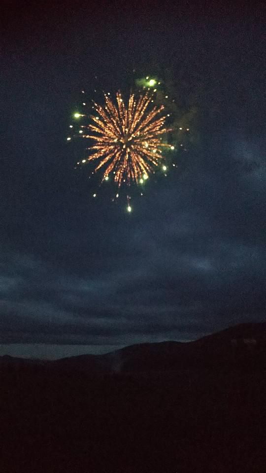 天元台で花火
