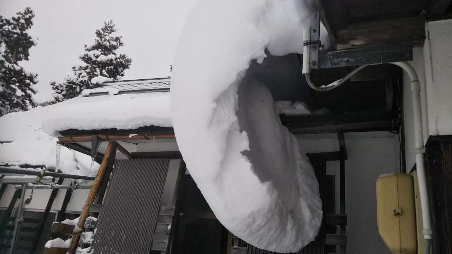 屋根の雪