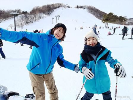 草津温泉スキー場で