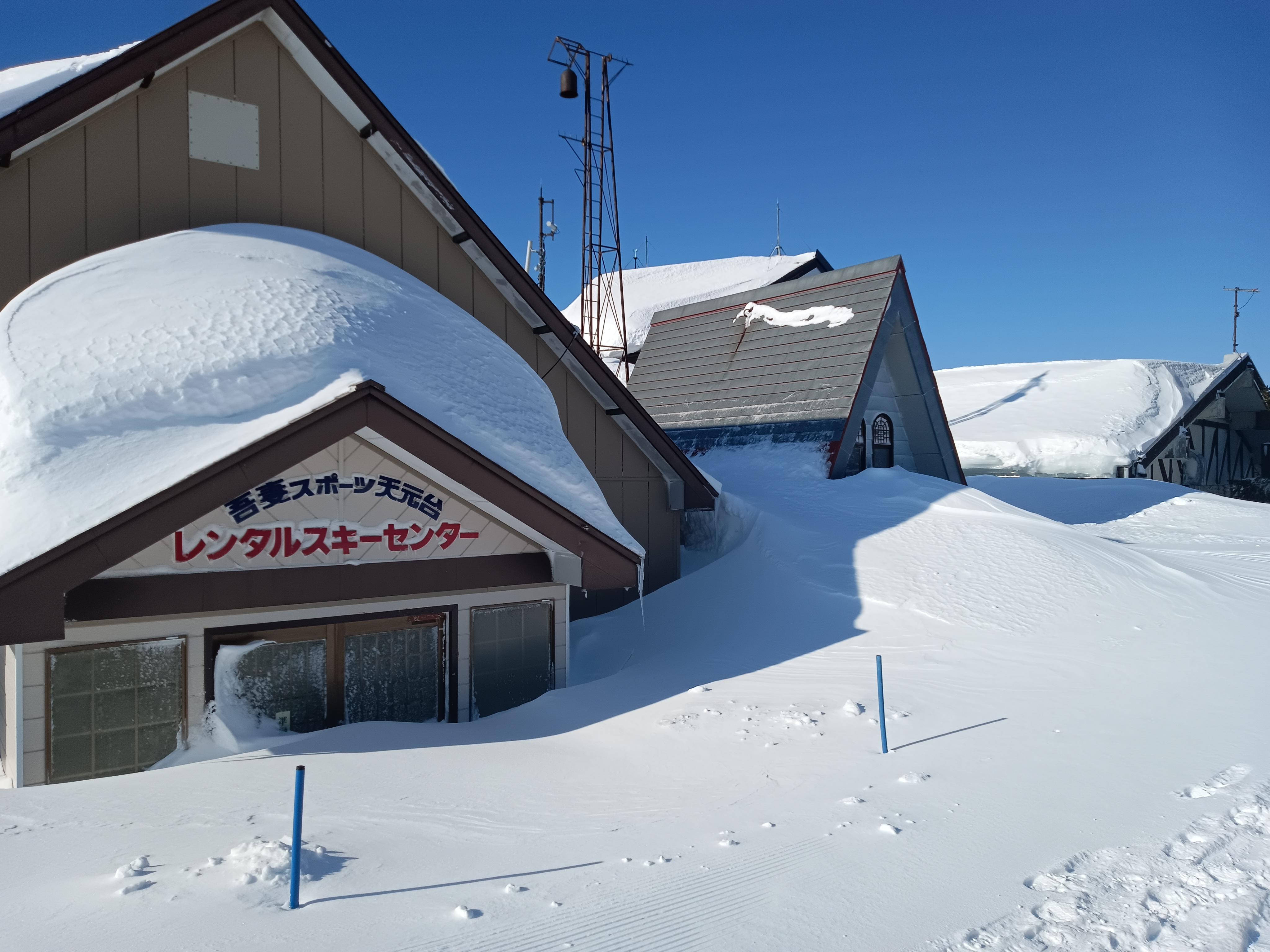 昨年と今年の雪比較