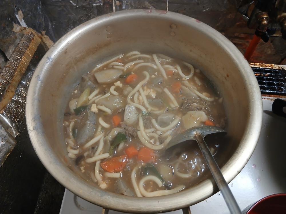 芋煮の〆芋煮カレー