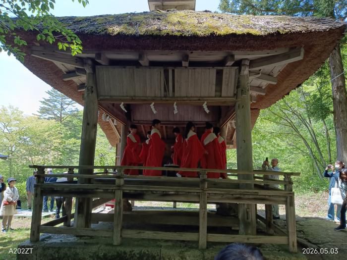 田植え舞（安久津八幡神社）